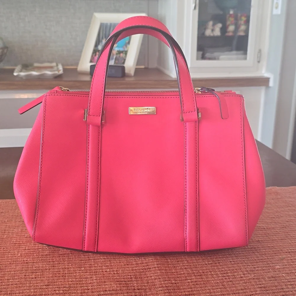 kate spade Coral Pink Leather Satchel